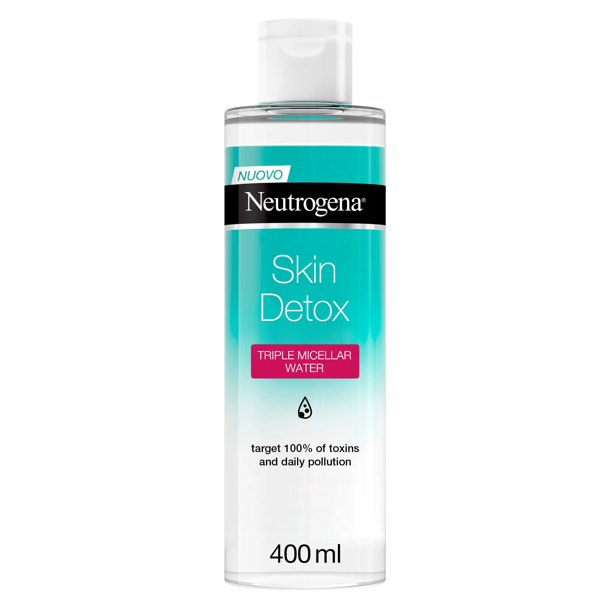 Viso Skin Detox Acqua Micellare Tripla Azione - Acqua detergente viso