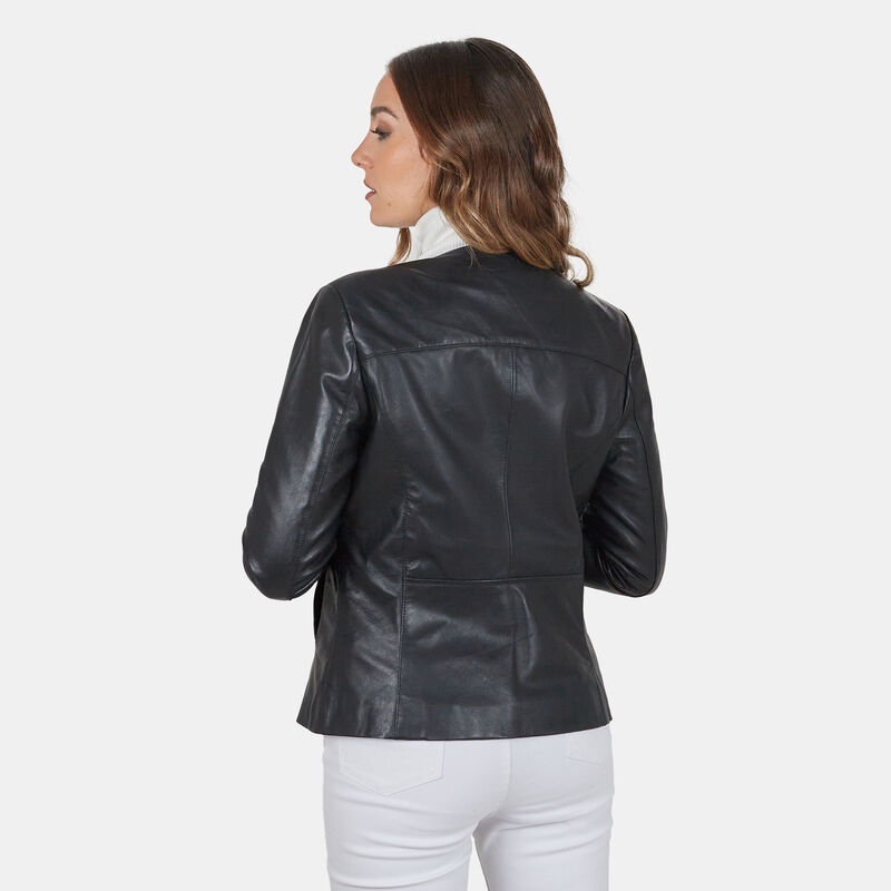 Biker da donna in pelle