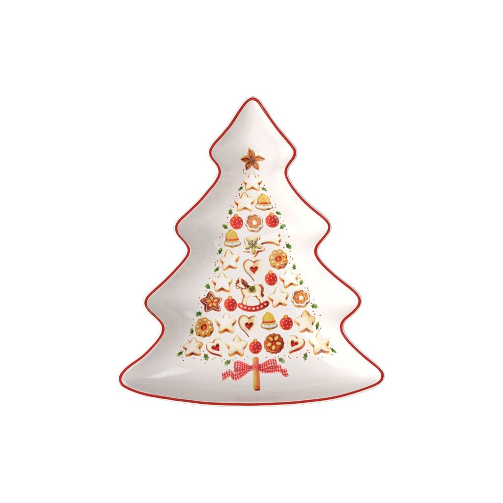 Villeroy & Boch Ziemassvētku eglītes bļoda, liela ziemas maiznīcas delikatese - 1 gab.