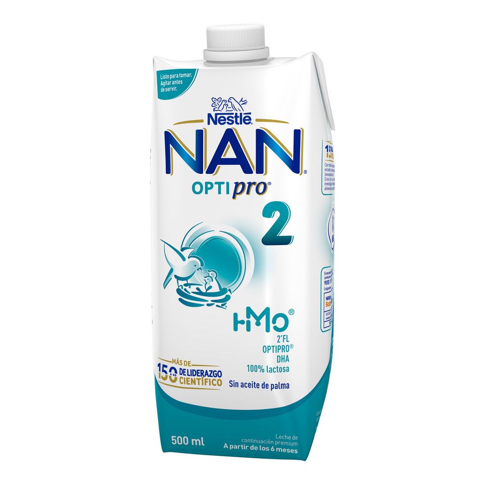 NAN OPTIPRO 2 tekuće mlijeko za nastavak dojenja Nastavak dojenja i hrana