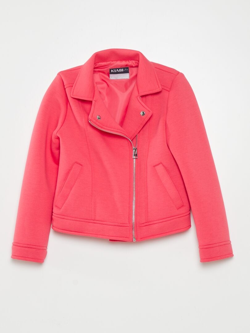 Trui met rits - ROZE