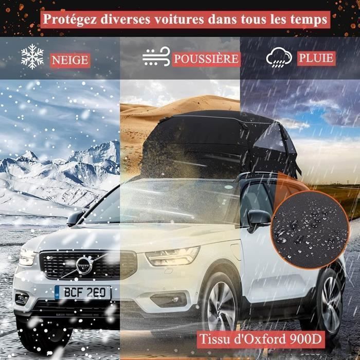 Bolsa de techo para coche - TOOLUCK - 580L - Cofre de techo plegable - Tejido Oxford 900D - 8 correas - Impermeable para varios coches