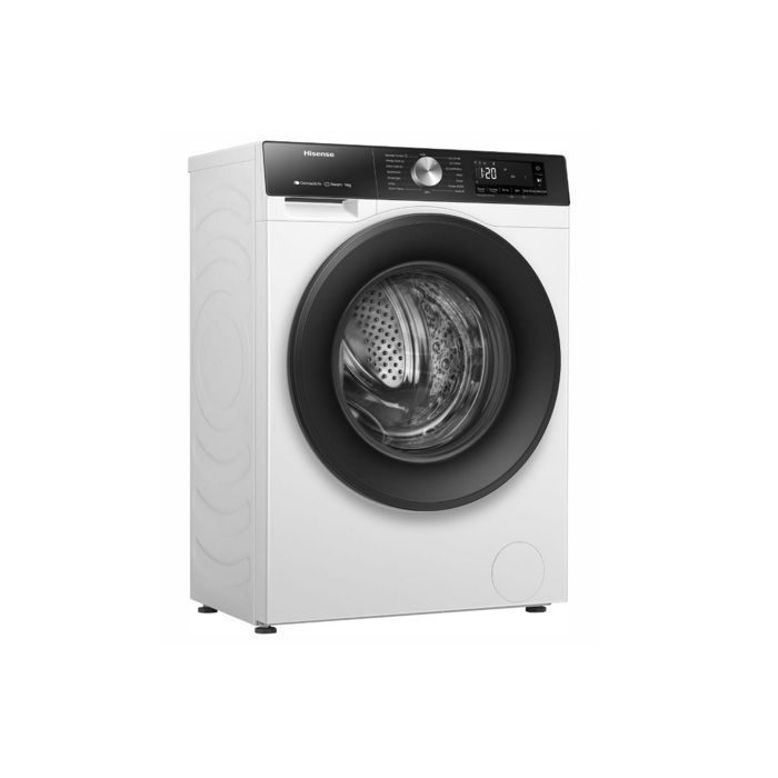 Lavadora de carga frontal Hisense de 9 kg, 1400 rpm, Wi-Fi, vapor - WF3S9043BW3 (Blanco)