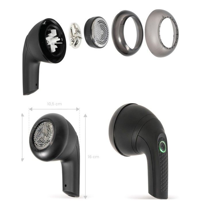 Rasoir anti bouloche - LIVOO - Rechargeable - 3 lames en acier inoxydable - Autonomie 45 min - Poignée rotative