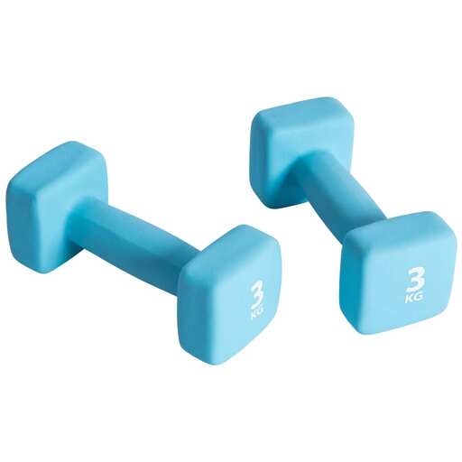  Blå Pure2improve håndvægte 2x3 kg
