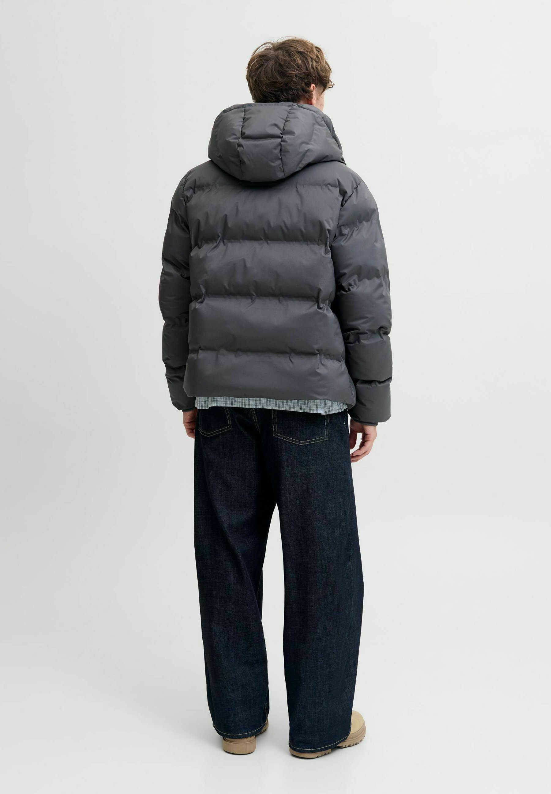 Jack & Jones winterjas - asfalt