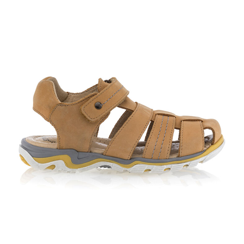 Sandalias amarillas para niño / Zapatos de punta abierta