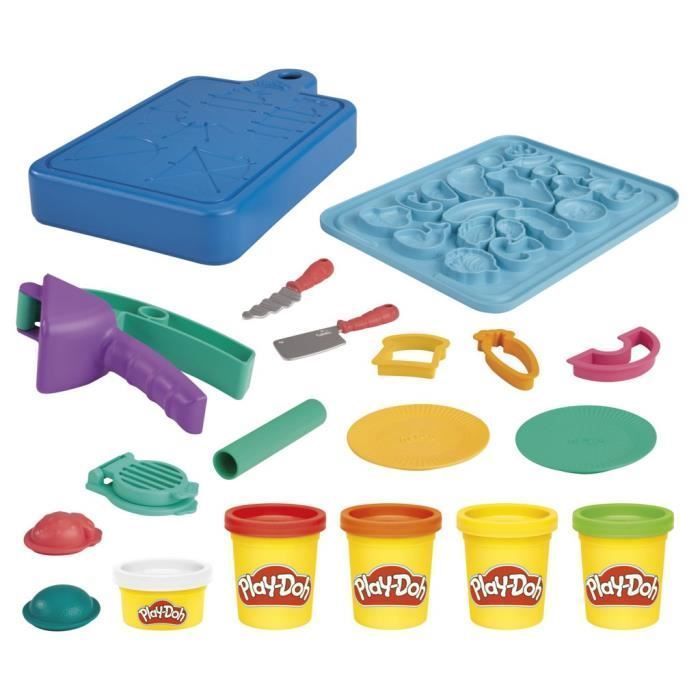 PLAY-DOH Little Chef Kit, Modeling Clay, 14 Kitchen Accessories, Preschool Toys, Play-Doh Kitchens