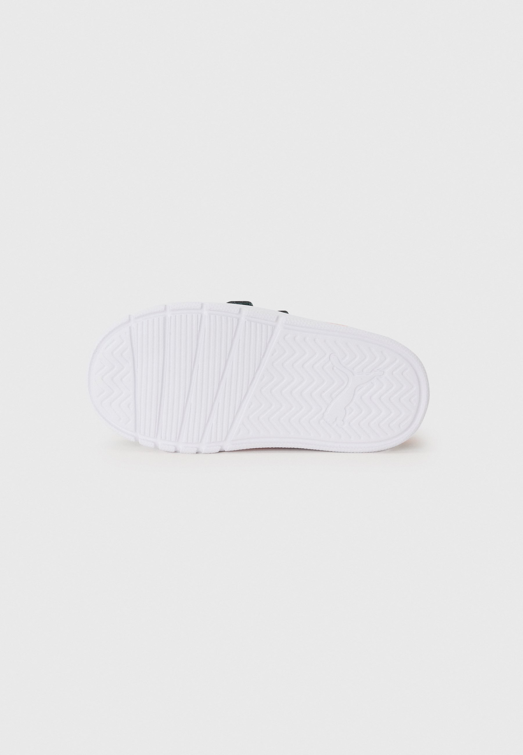 Puma COURTFLEX V3 UNISEX - Buty do biegania po asfalcie - zielony teren/pomarańczowy glo
