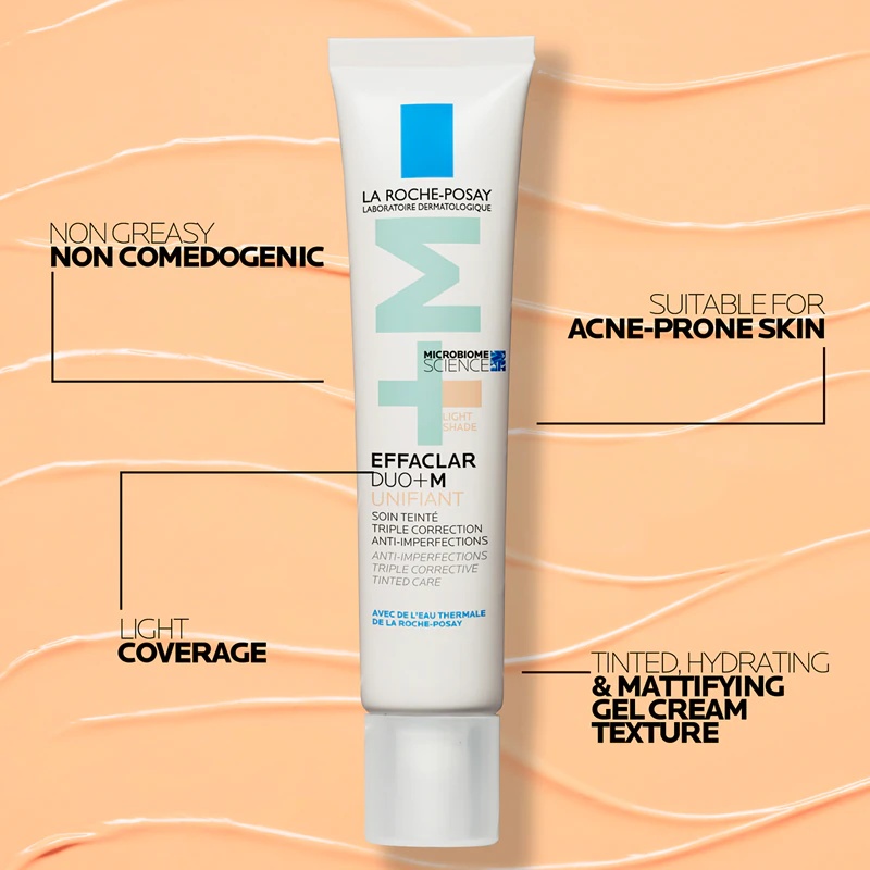 La Roche-Posay Effaclar DUO+M Unifiant лагано тонирана крема са хидратантним ефектом