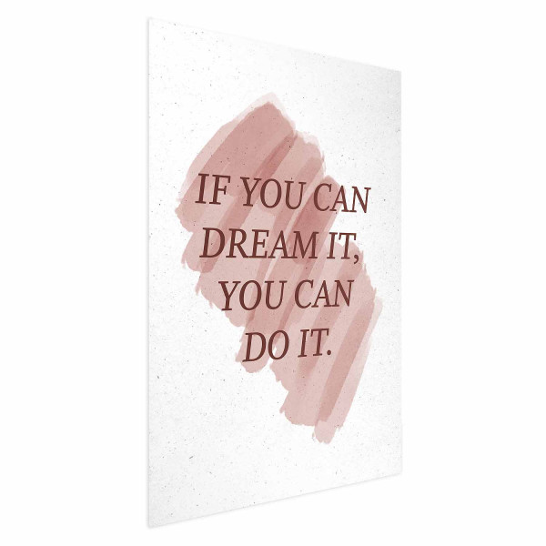 Plakat You Can Do It 21x30 cm