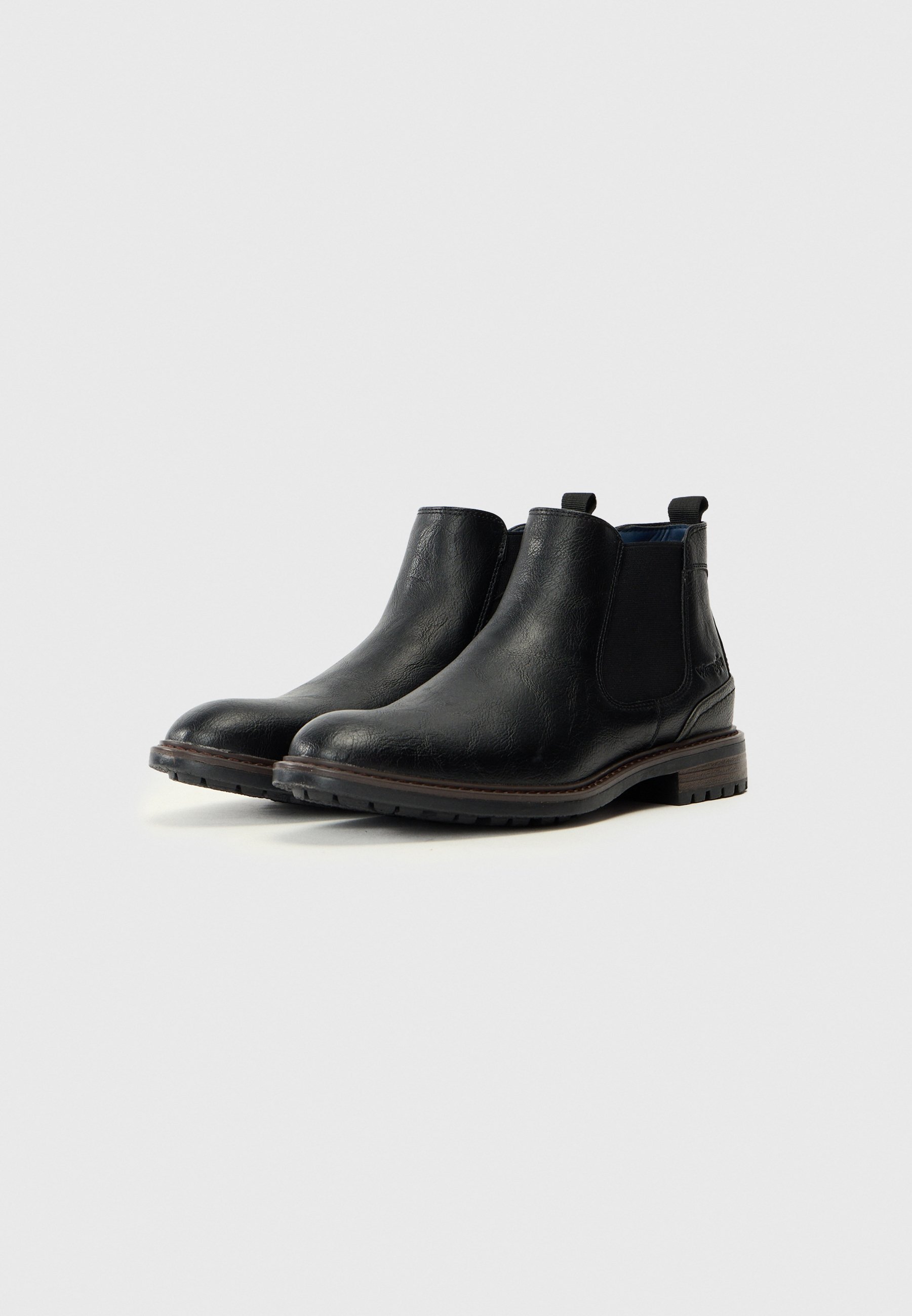 Wrangler RANDY MEN MID - Klassieke enkellaarsjes - zwart
