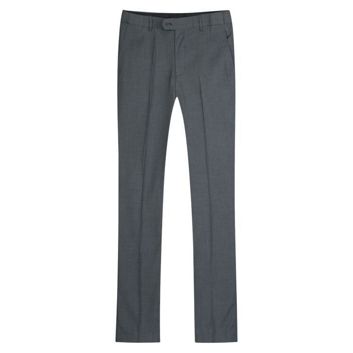 Traje de tres piezas para hombre ALLTHEMEN, un botón, blazer formal a la moda, pantalón casual, chaleco, gris oscuro.