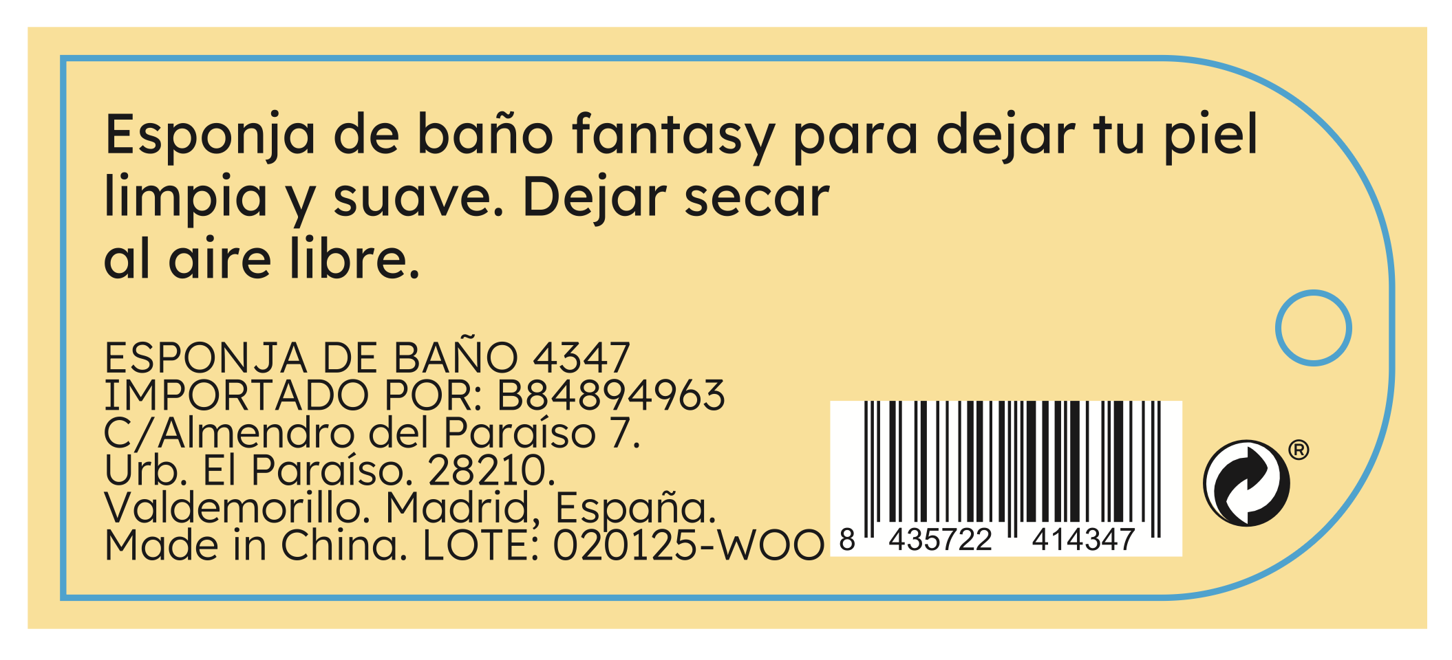 Spužva za kupanje Fantasy Dodaci za kupanje
