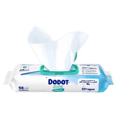 Dodot Baby Aqua Pure 0% muovipyyhkeet, pakkaus, 9 x 48 kpl.