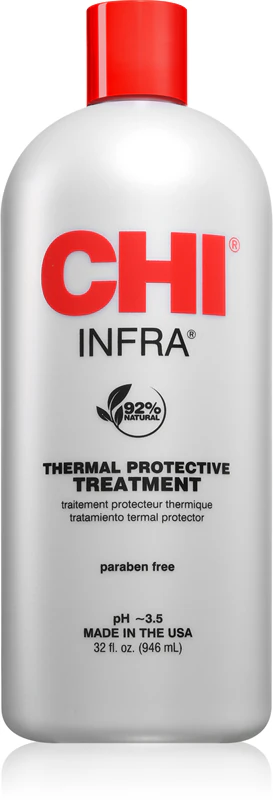Tratamento protetor térmico CHI Infra, cuidado capilar protetor