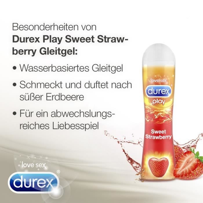 Durex Lubrifiant Fraise Durex Play