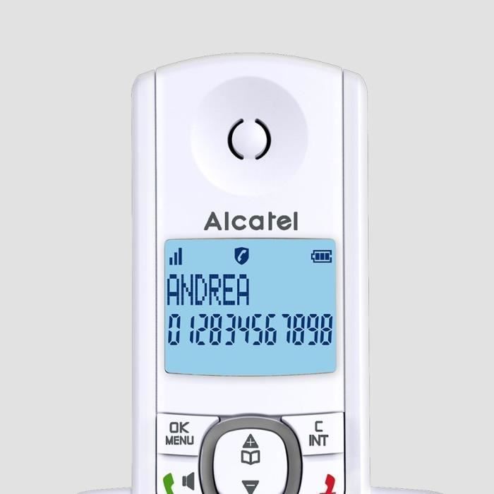 Telefone sem fio - ALCATEL - F530 - Cinza (unidade)