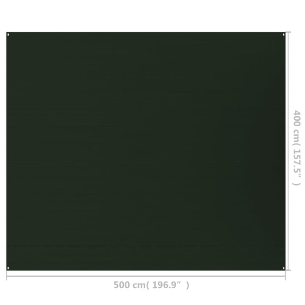 Vidaxl HDPE podložka pod stan 400x500 cm