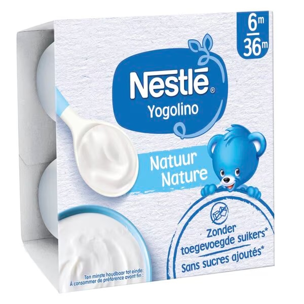 „Nestlé Yogolino“ natūralus pieno desertas<br>4 x 100 g