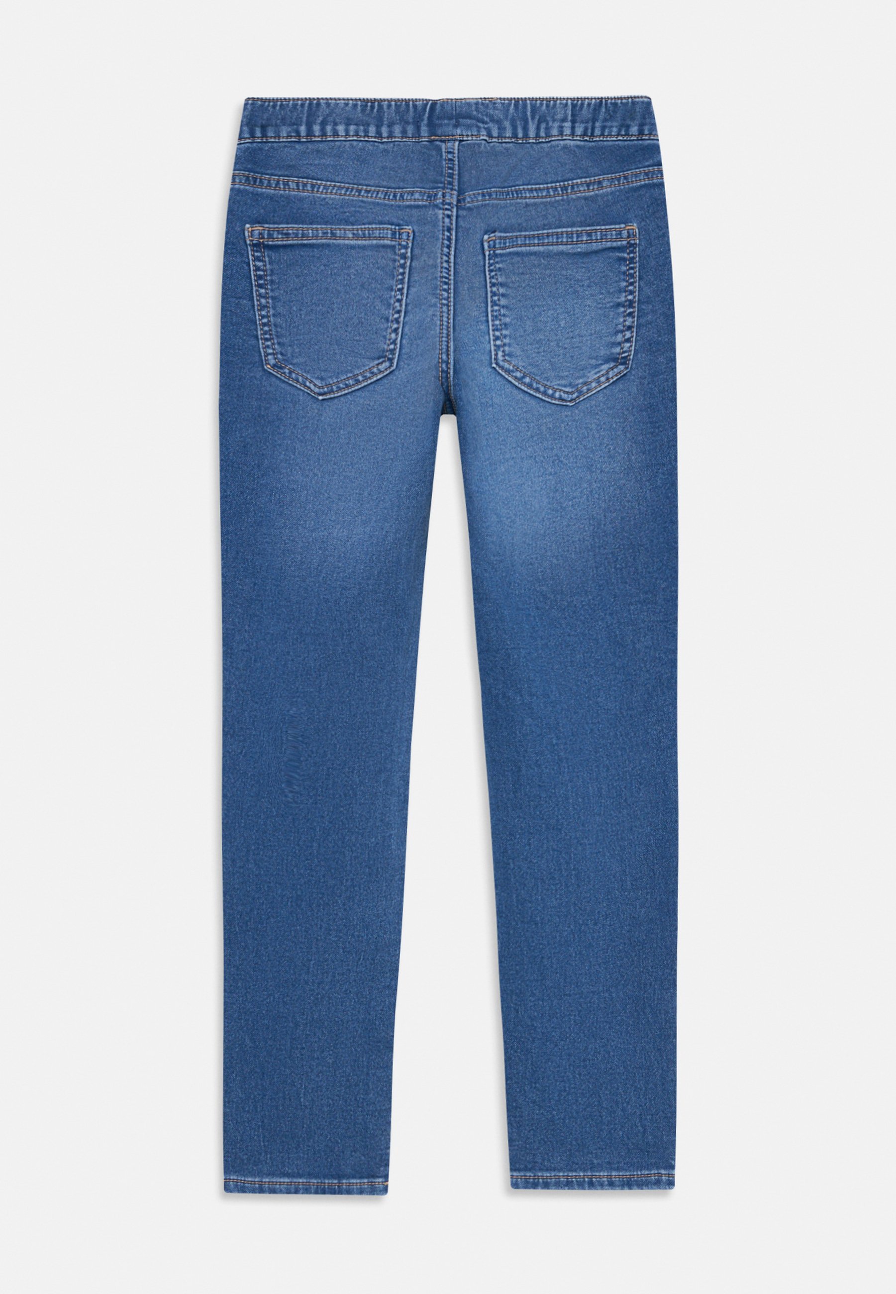 Lindex PÜKSID PÕLVEKESED SÜDAMEGA - Sirge säärega teksad - sinine denim