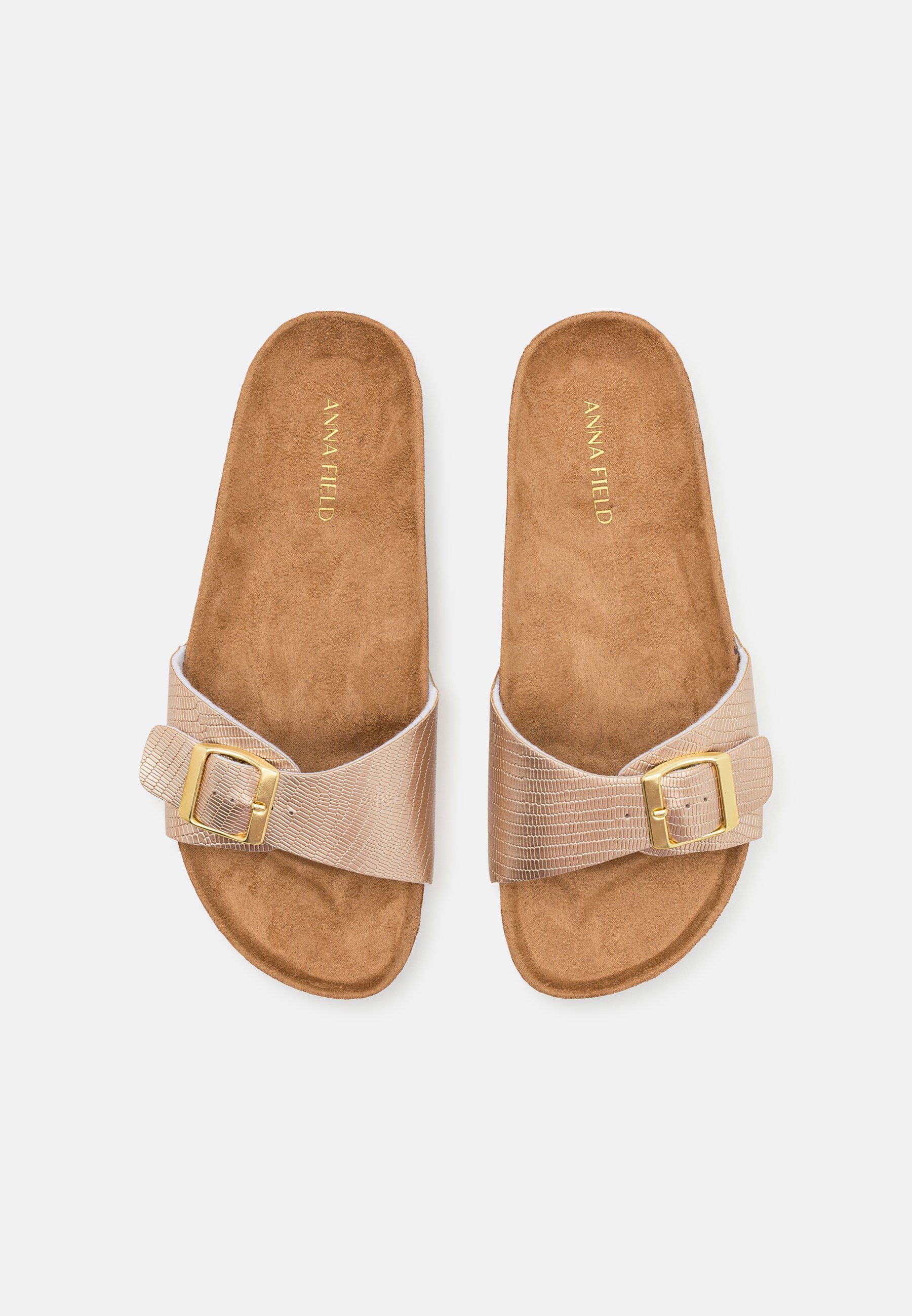 Mules Anna Field - color oro rosa