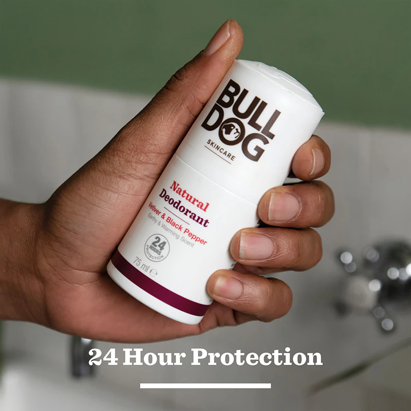 Desodorante Bulldog Natural Vetiver e Pimenta Preta