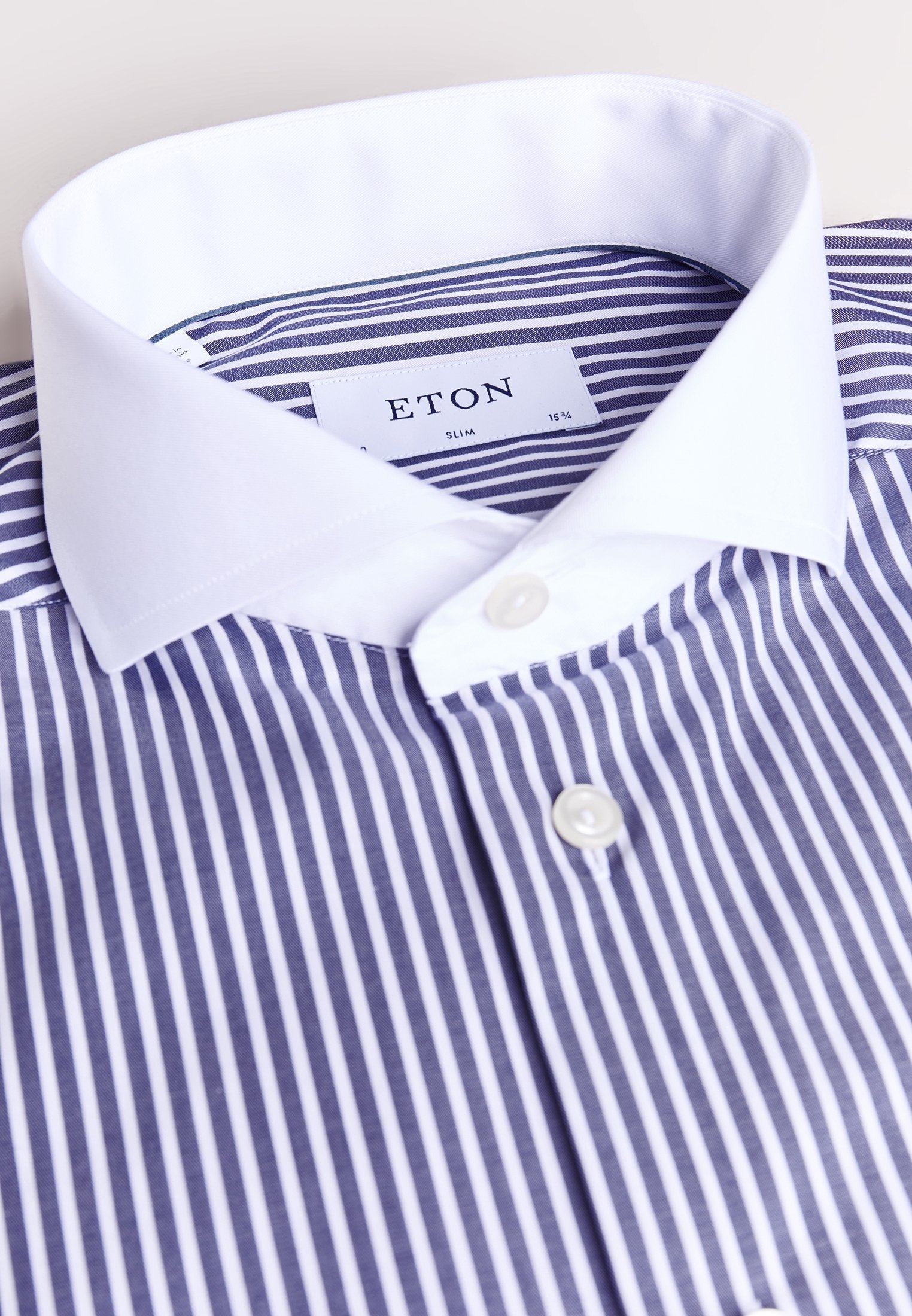 Camicia Eton - blu scuro