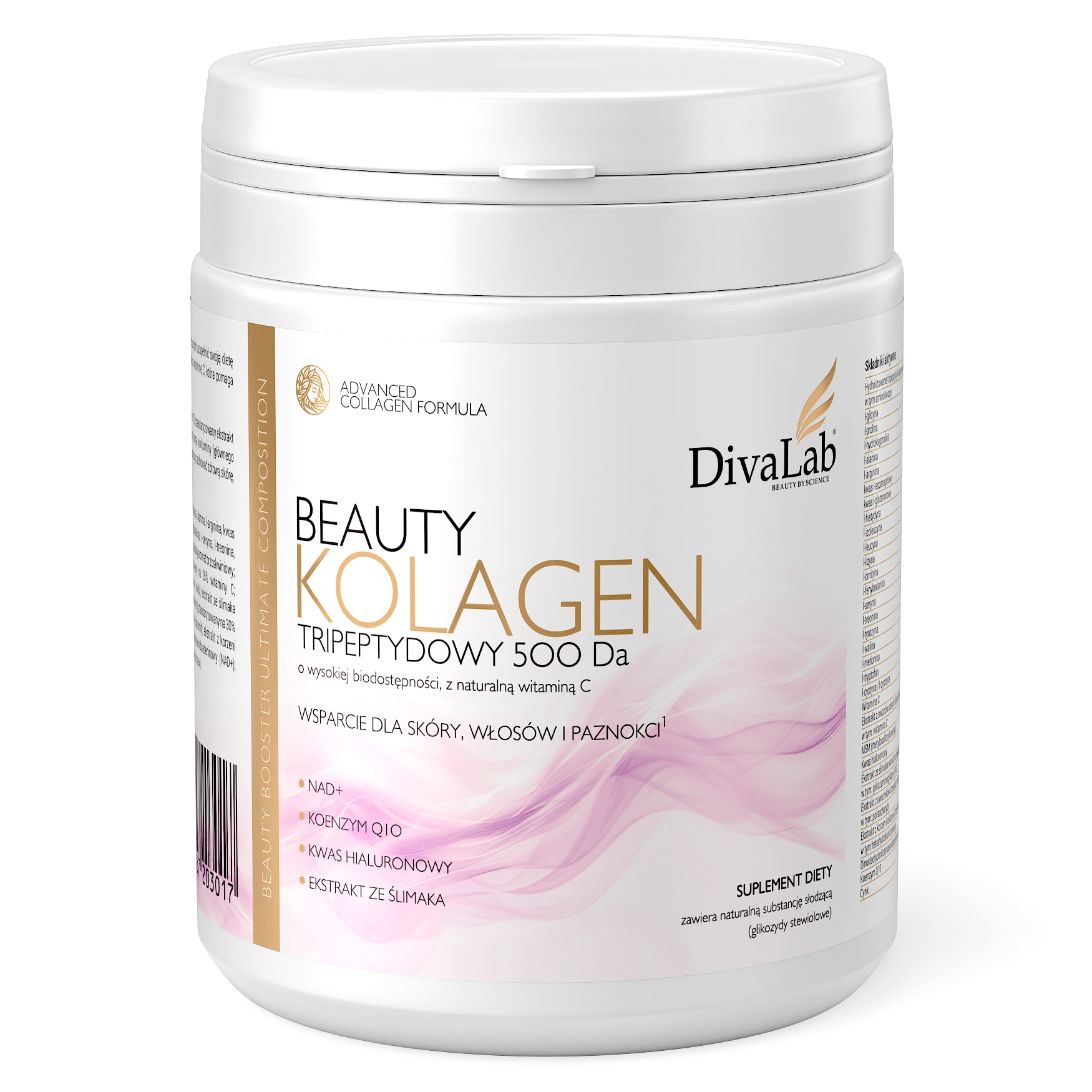 DivaLab Beauty Colagen Tripeptide de Vită 500 Da