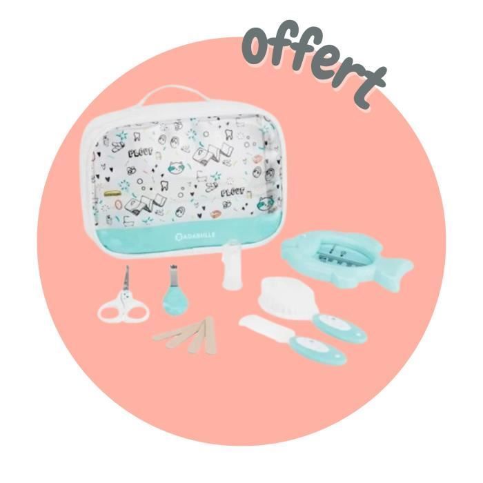 Badabulle Easy Moonlight Baby Bouncer - Play Arch + FREE Plouf Care Kit