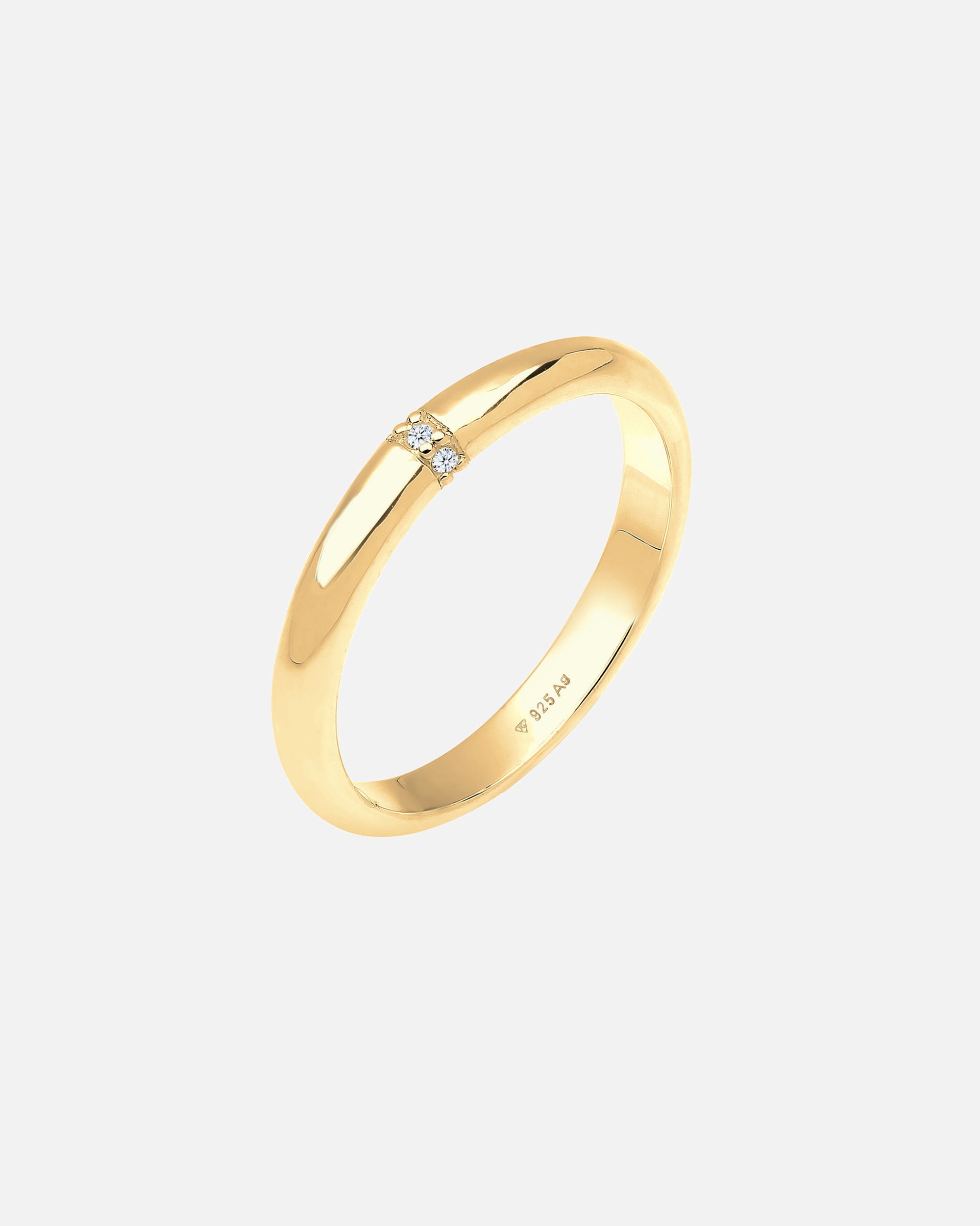 Elli DIAMONDS Diamant 0.045 ct. Klassik Verlobung 925 Silber