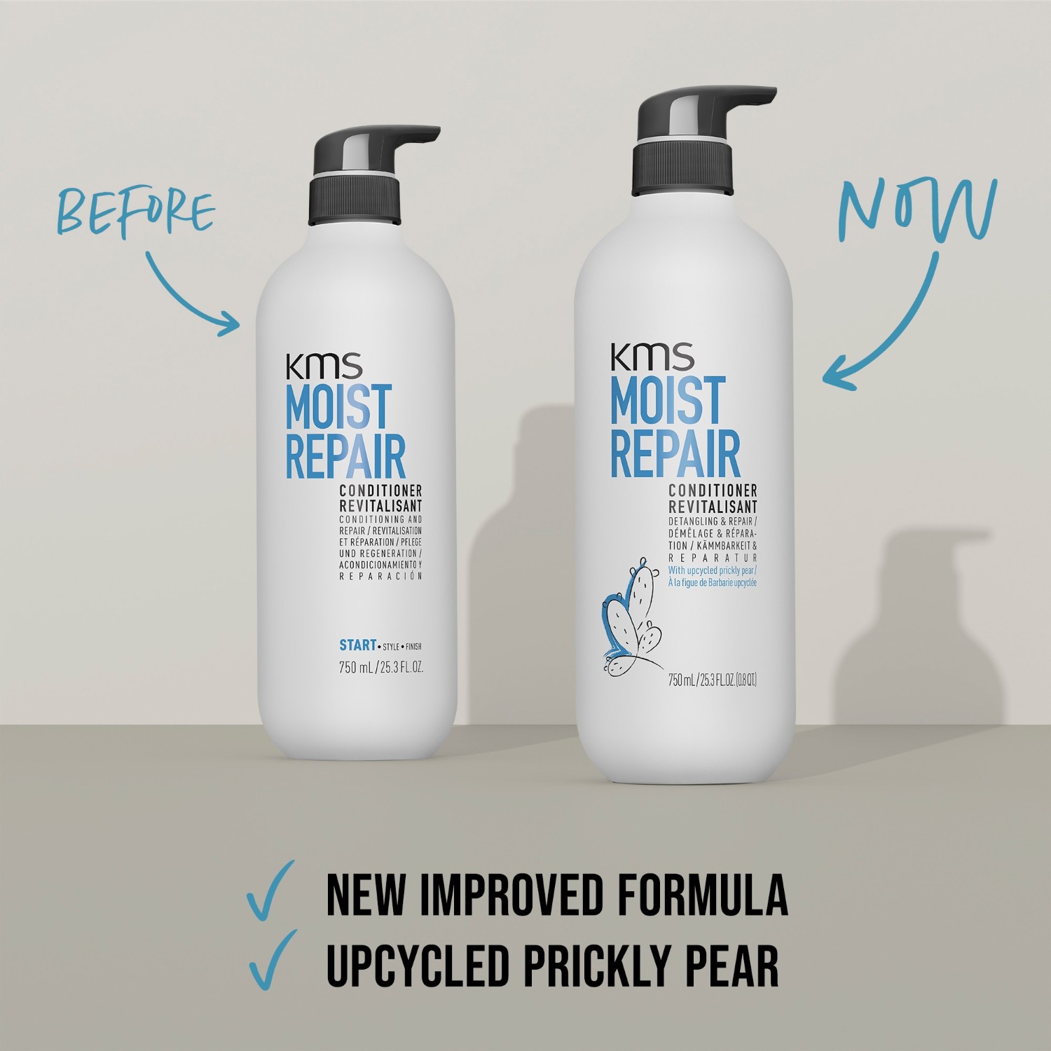 Hydratační sáčky s kondicionérem KMS Moist Repair - 250 ml