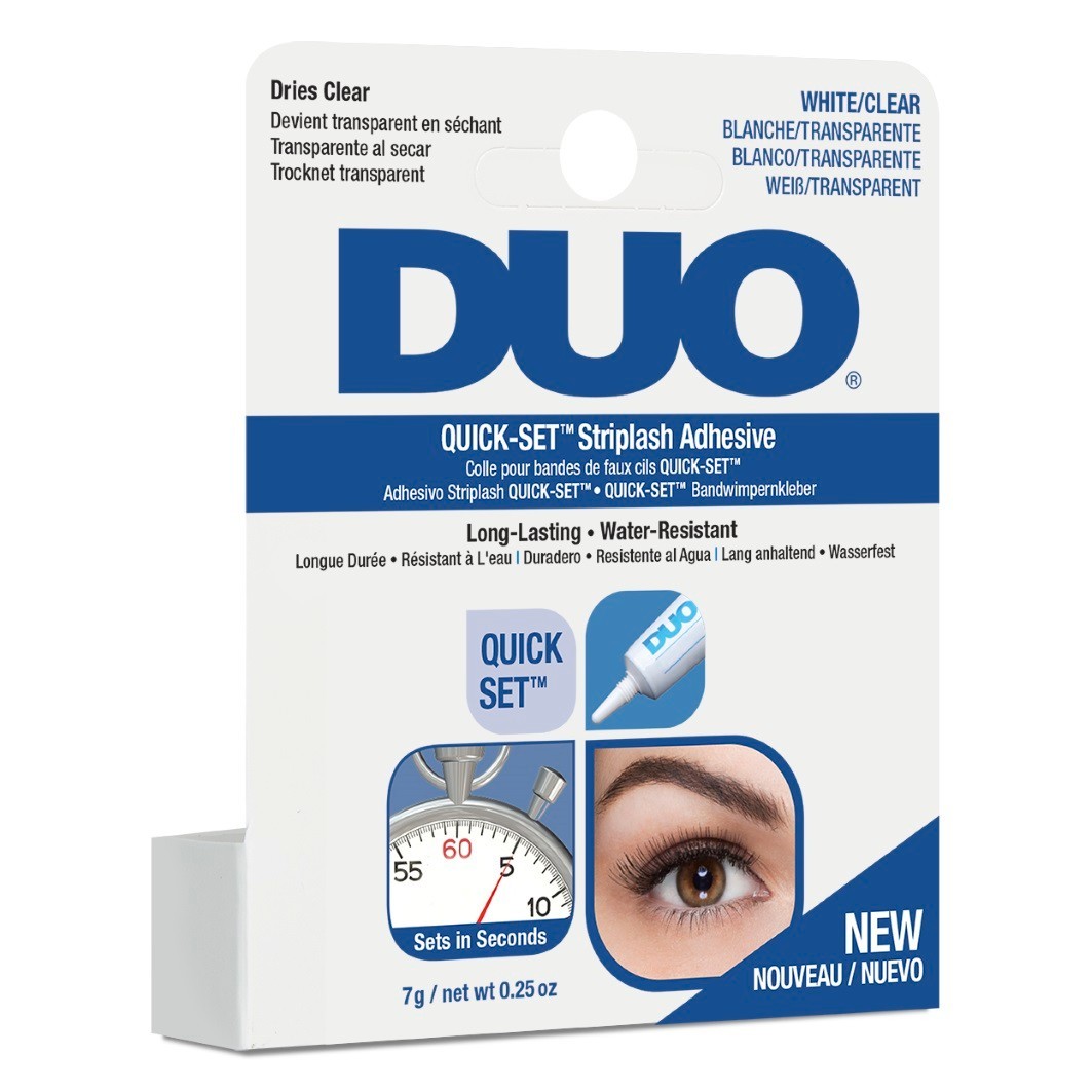 Adesivo per ciglia finte Ardell Duo Quickset, crema bianca/trasparente - 1 pezzo