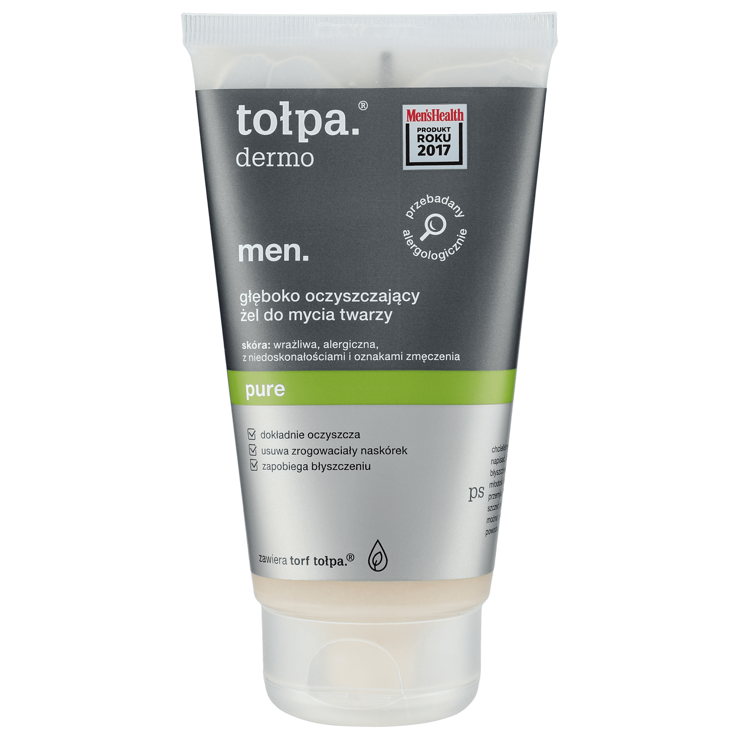 Tołpa Deeply Cleansing Face Wash Gel for Men 150ml Dermo Men
