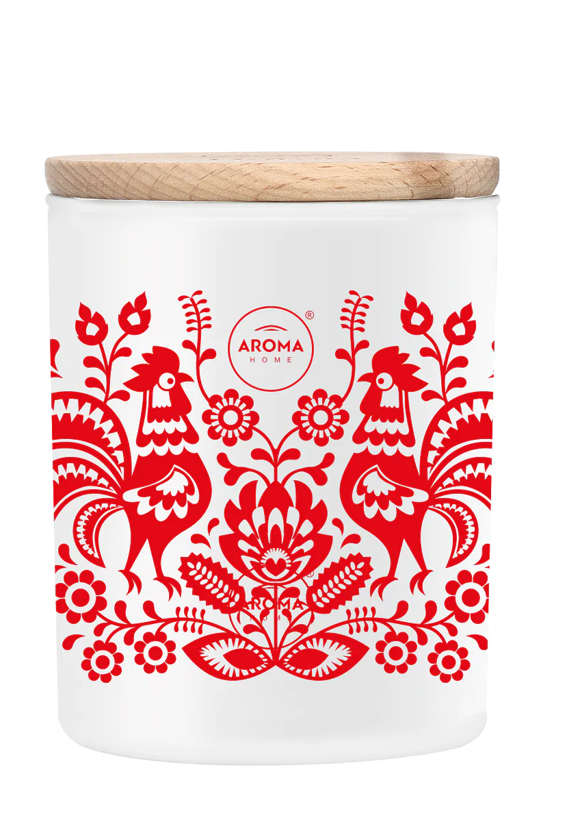 Aroma Home Kocham Polskę Świeca zapachowa Kwiat Maku