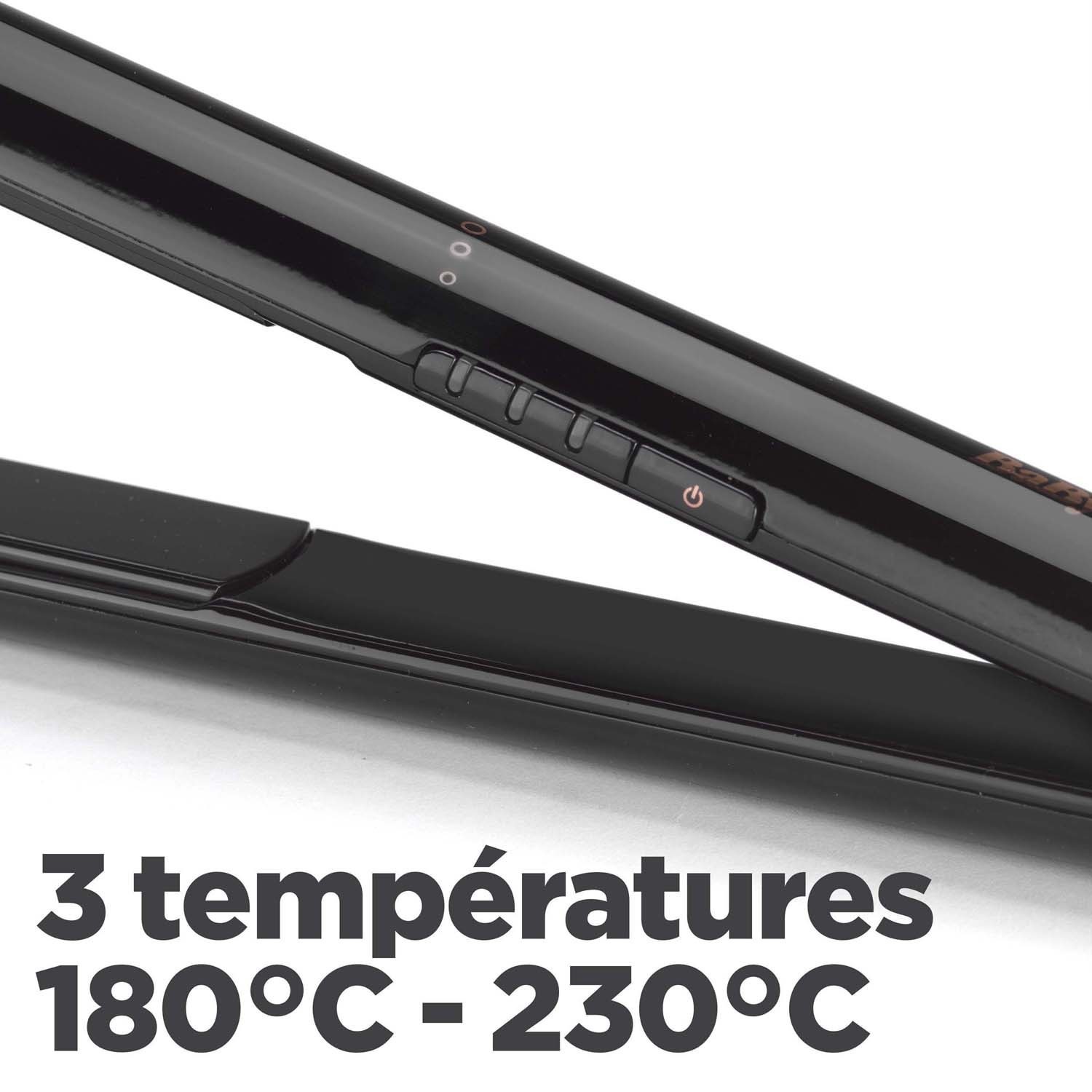 BaByliss ST250E - Lisseur Smooth Finish 230 plaques Titane Céramique