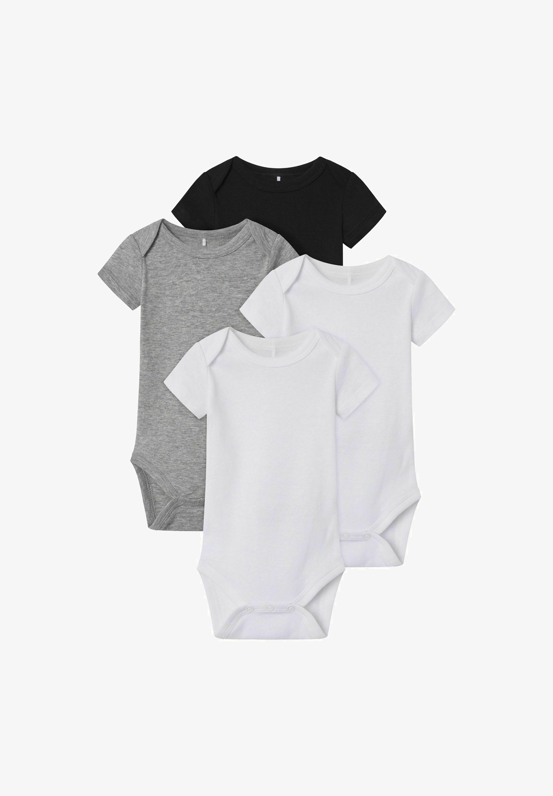 TWO SOON 4ER-PACK KURZARM - Body - zwart