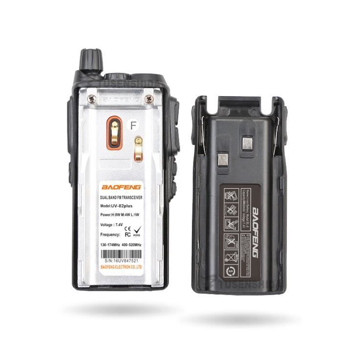 Escáner de radio bidireccional de largo alcance de 8 W máx. para transmisión policial, de bomberos y rescate, doble banda, radioaficionados y walkie-talkie.