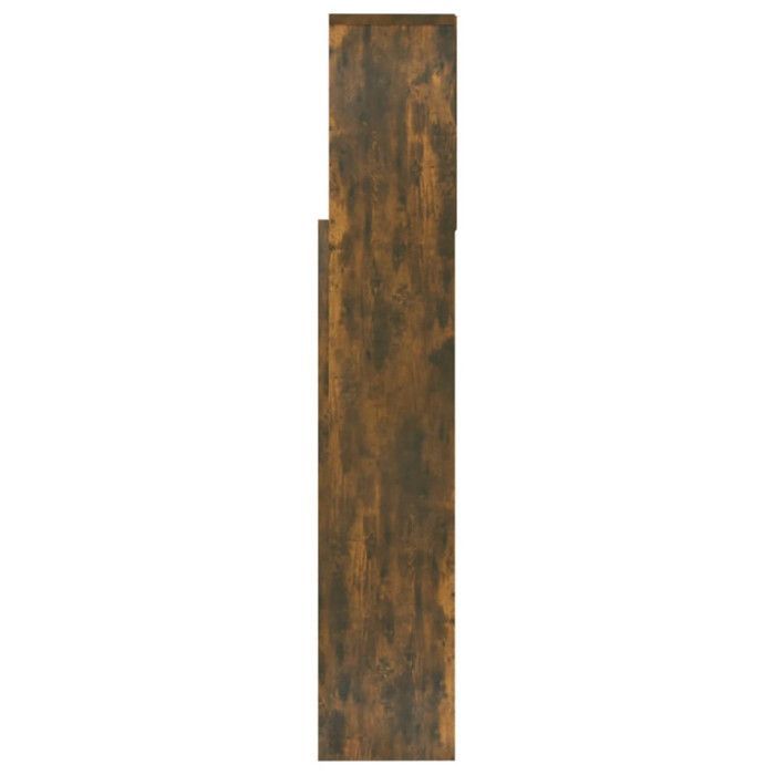 cabecero de cama vidaXL color roble ahumado 160x19x103,5 cm 817252
