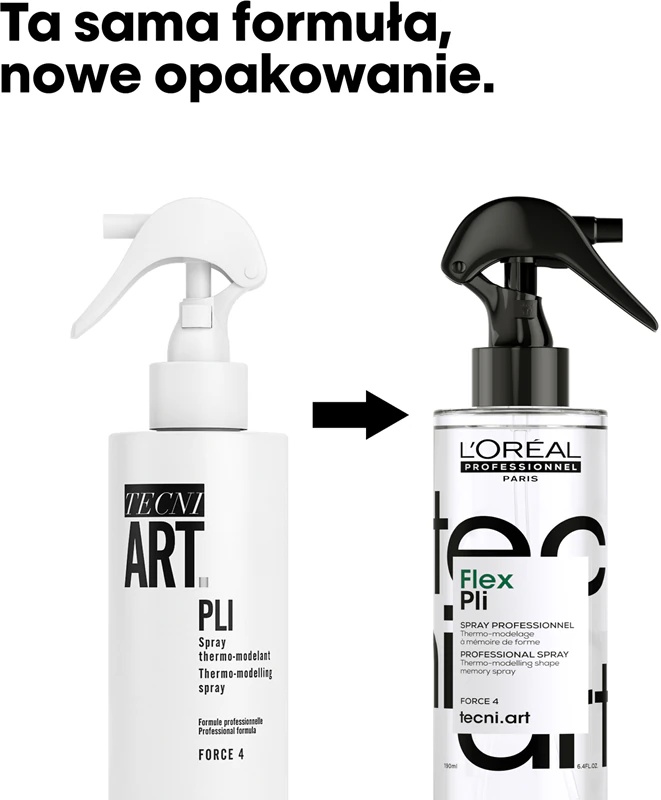 L'Oréal Professionnel Tecni.Art Pli Shaper formavimo purškalas, skirtas fiksuoti formą