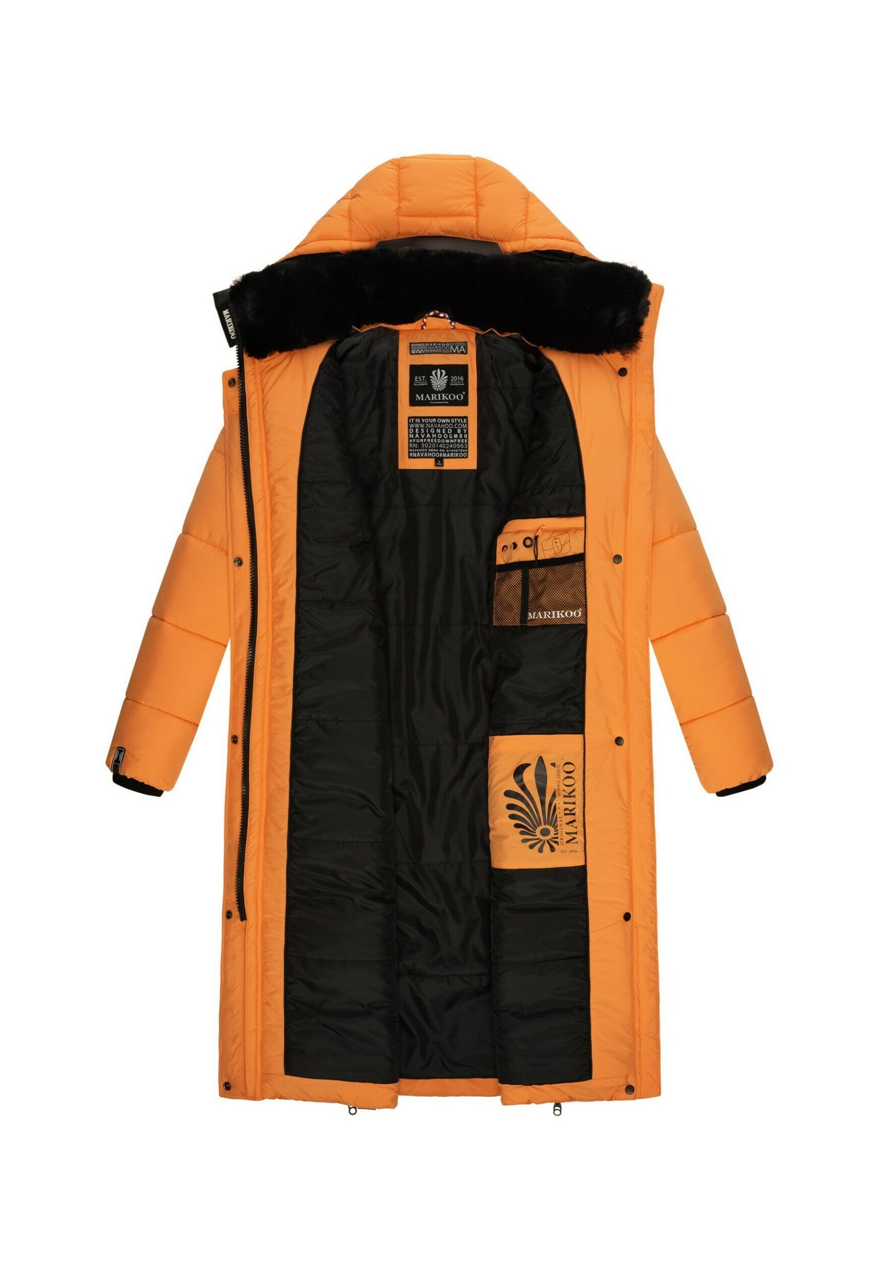 Marikoo RELIZIAA - Manteau d'hiver - sorbet abricot