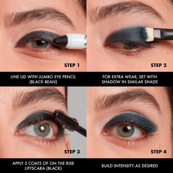 NYX Professional Makeup 601 Black Bean akių pieštukas, 2 g