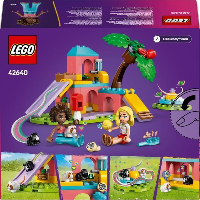 LEGO Friends 42640 Parco giochi per porcellini d'India - Giocattolo e gioco di ruolo per bambini dai 5 anni in su