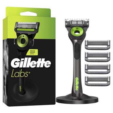 Gillette Pack Labs Neon Night 5 Technologies -parranajokoneen kuorintapala 1 kpl 1 kpl