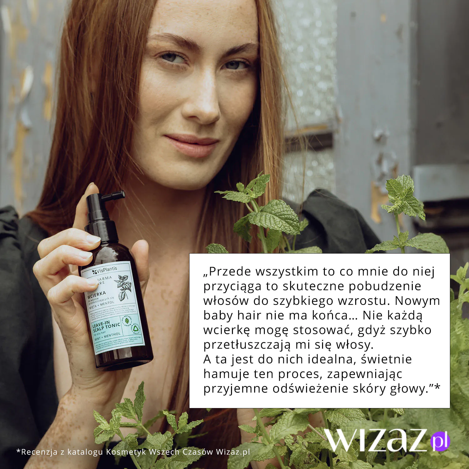 Vis Plantis Pharma Care Wcierka do włosów przetłuszczających się z miętą i mentolem