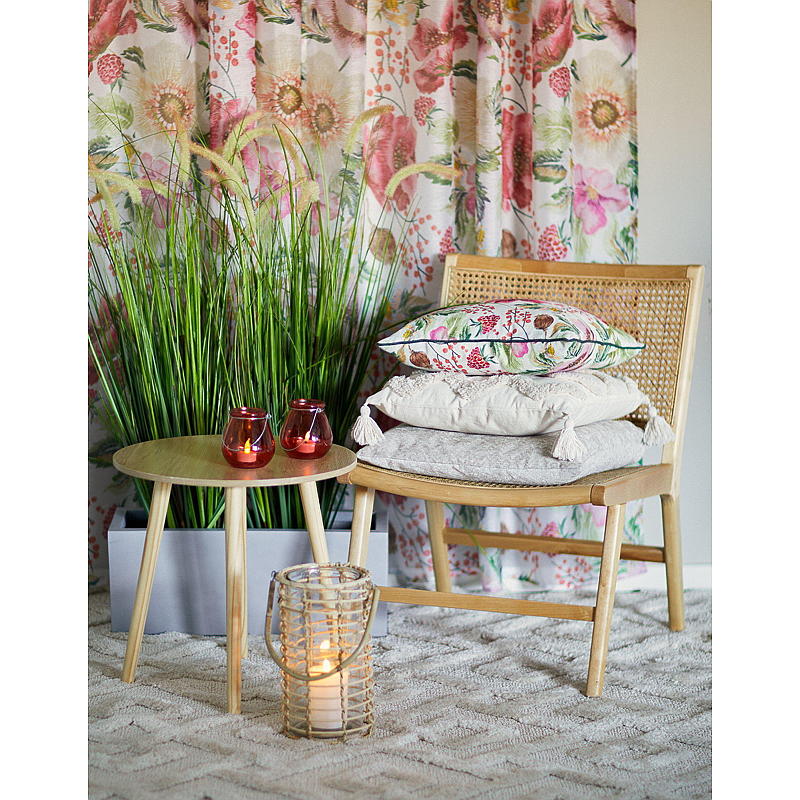 Table d'appoint s/3 ø 60/48/40 cm MDF frêne
