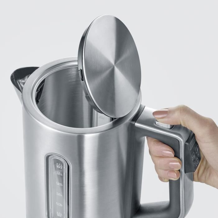 Bollitore SEVERIN WK3418 - Acciaio inox - 1,7 L - Temperatura regolabile - Display LCD