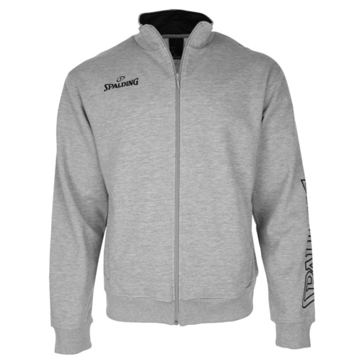  Team II Zipper Jacket Grå Melange Spalding