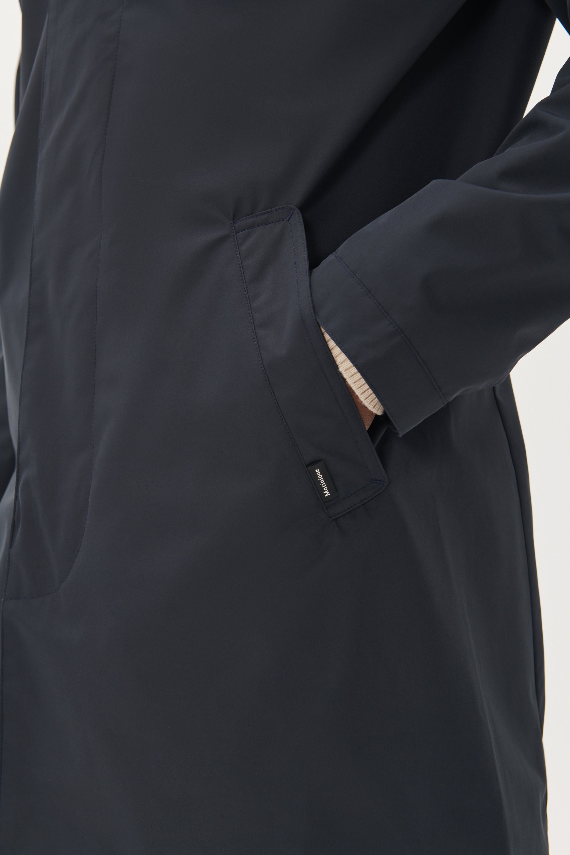 Matinique Krótki płaszcz - ciemnogranatowy