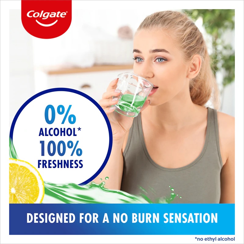 „Colgate Plax“ arbatos ir citrinos apnašas mažinantis burnos skalavimo skystis